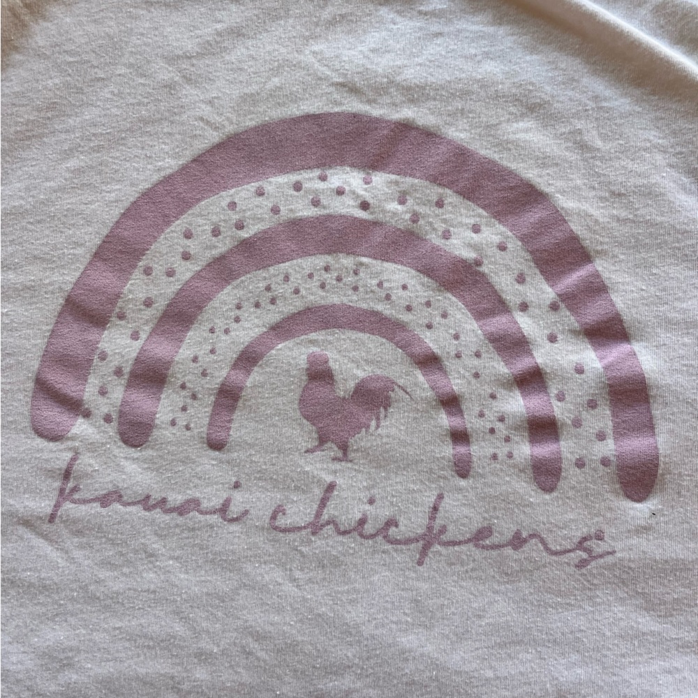 Kauai chickens cropped long sleeve - Picture 4 of 5